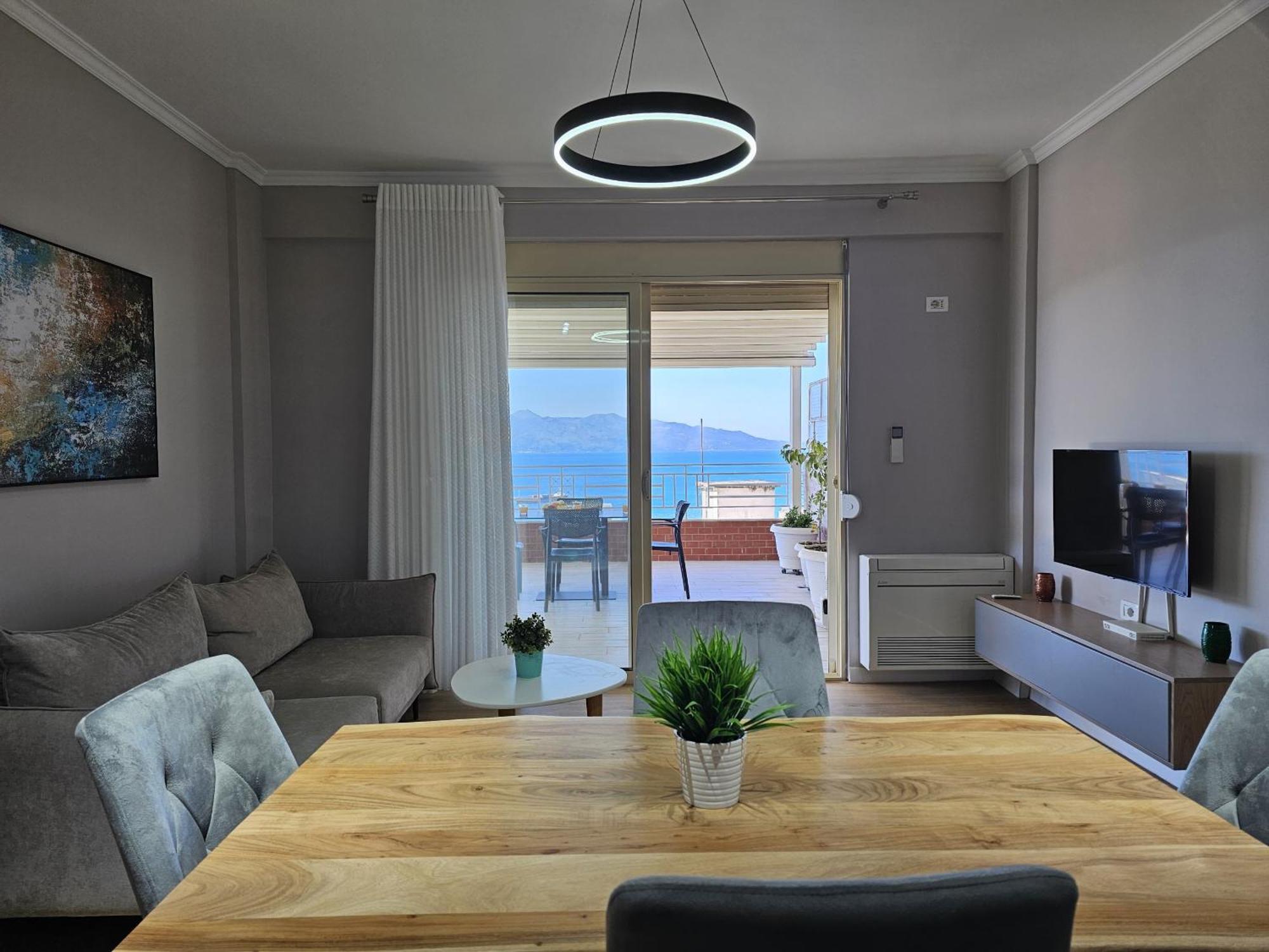 Deep Blue Rooftop - 111 Sarandë Exteriör bild