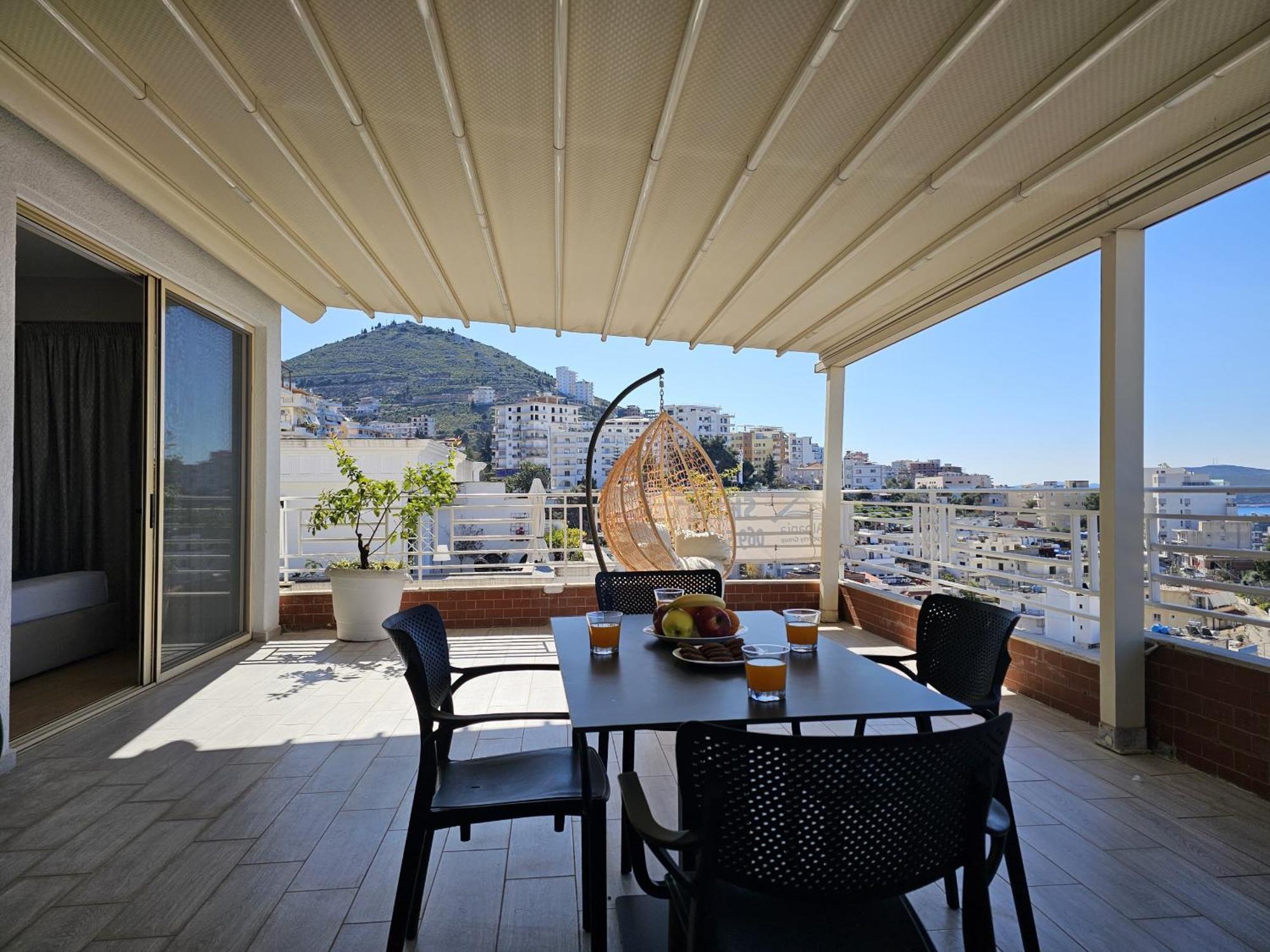 Deep Blue Rooftop - 111 Sarandë Exteriör bild